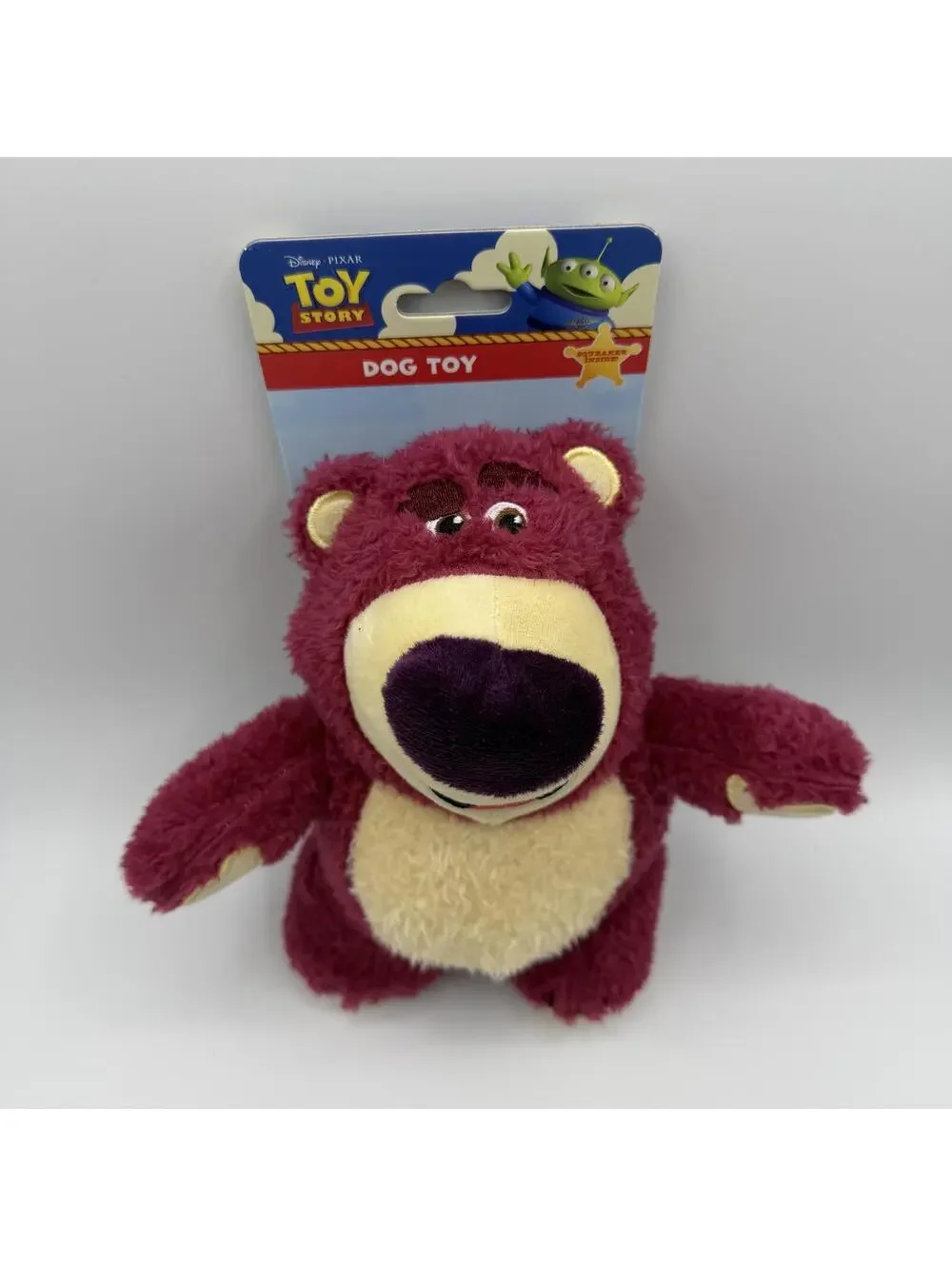 Dog Toy Squeaker Plush Disney Pixar Toy Story Lotso Huggin Bear Squeaky NEW